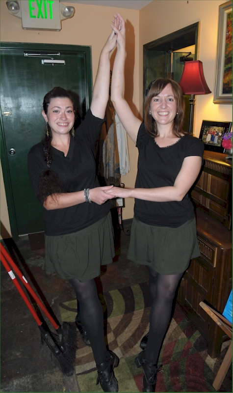 Irish step dancers