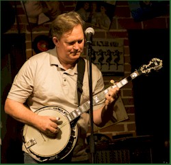 Dan Lakeman (AKA the "banjo man") picking a mean banjo. Dan Lakeman (AKA the "banjo man") picking a mean banjo.